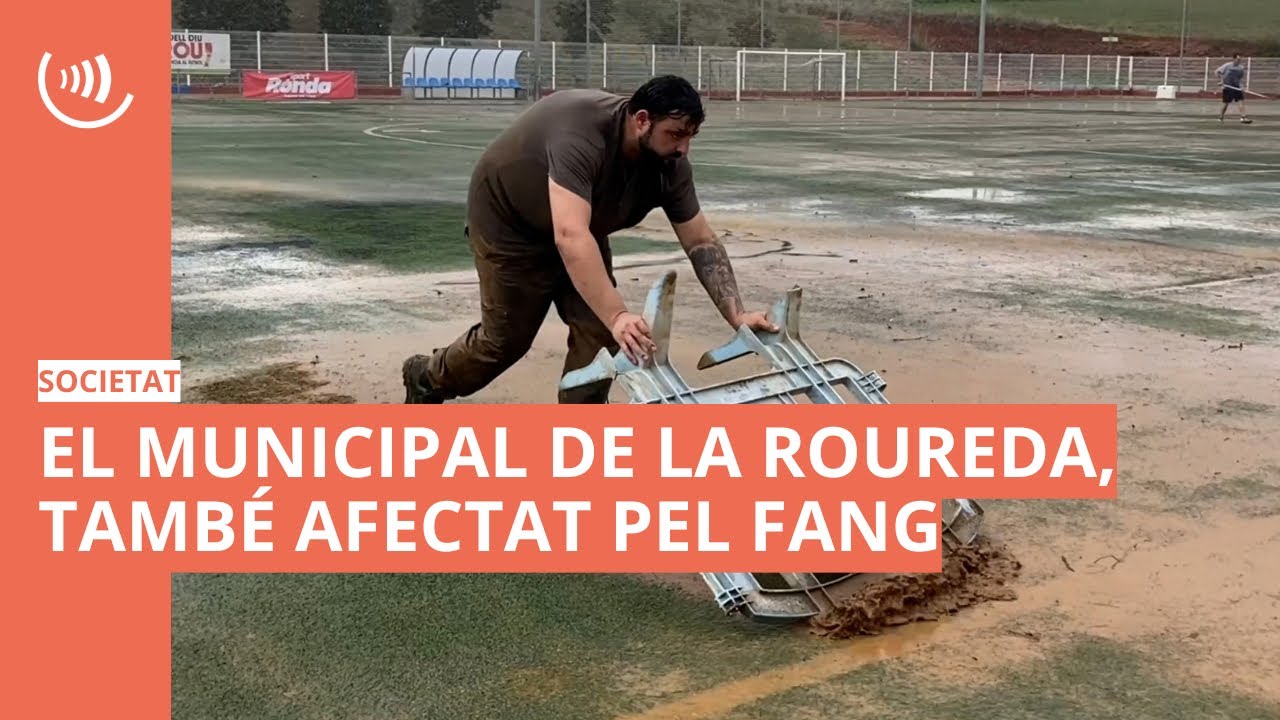  El Municipal de la Roureda també s'ha vist afectat pel fang