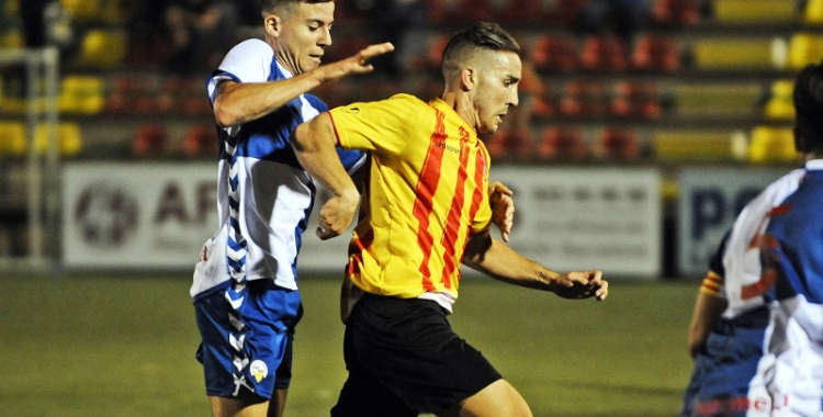 Imatge de David Toro d'aquesta temporada contra el Sant Andreu - © Adrià Giménez