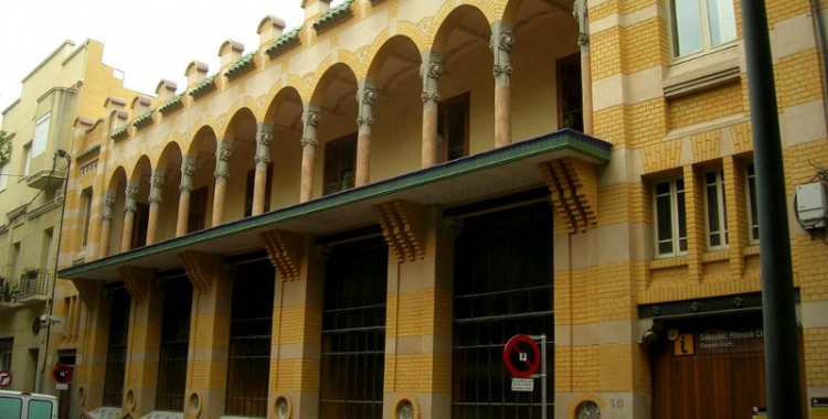 Seu de l'OMIC al carrer Indústria (Sabadell) - © Arxiu Ràdio Sabadell