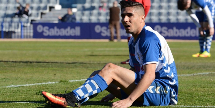 Borjas en un partit d'aquesta temporada