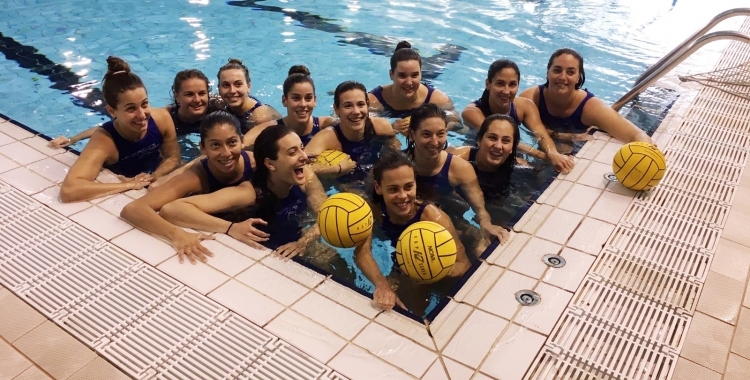 L'Astralpool femení s'ha entrenat per últim cop avui a Sabadell abans de viatjar a Kirishi | CNS