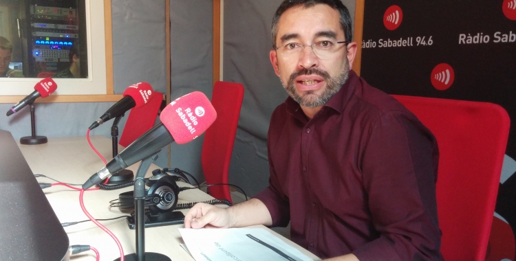 El regidor d'Acció Social, Gabriel Fernández a Ràdio Sabadell