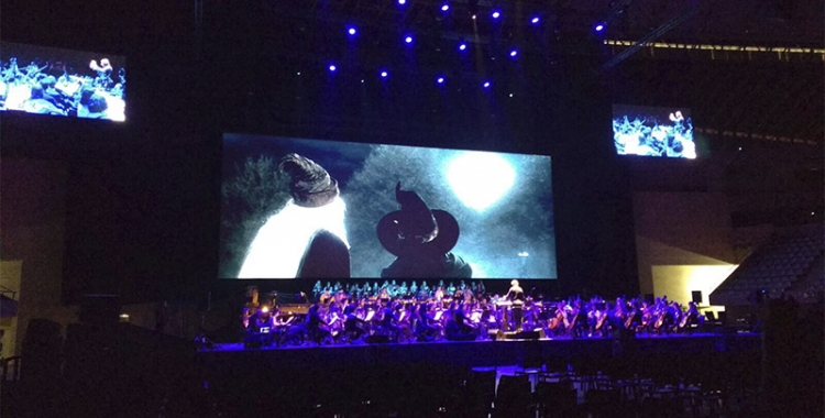 Assaig de l'OSV al Palau Sant Jordi. Ràdio Sabadell