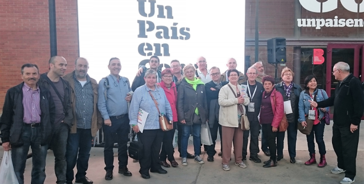 Part de la delegació sabadellenca a l’assemblea d’UPeC