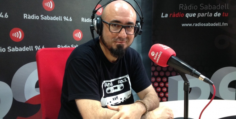 Nando Caballero durant l'entrevista a Ràdio Sabadell | Marc Pijuan