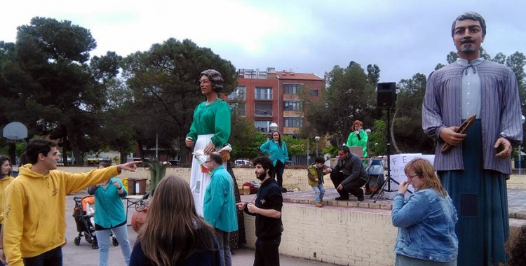 Els gegants de Gràcia, en el Fes-Pop de l'any passat/ Gegants de Gràcia