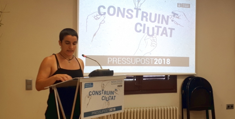 Glòria Rubio ha presentat avui les novetats del Construint Ciutat/ Karen Madrid