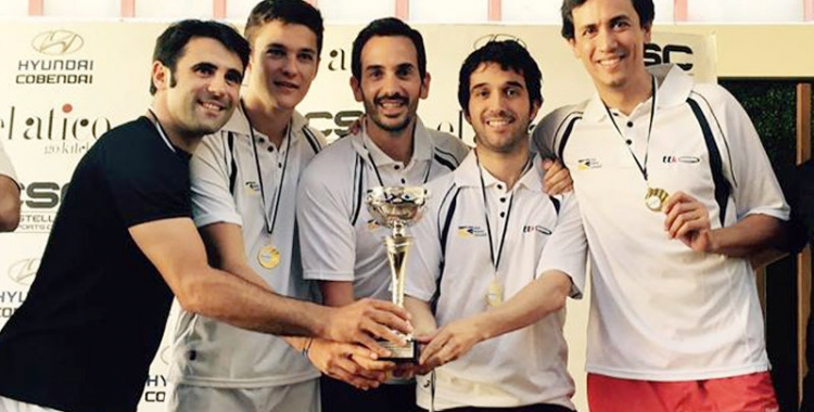 Els sabadellencs ja van proclamar-se campions d'Espanya l'any passat a Madrid | Squash.cat