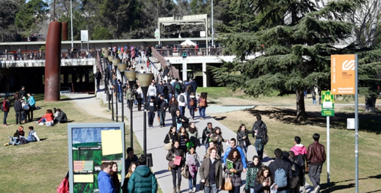 Imatge del Campus de la UAB a Bellaterra