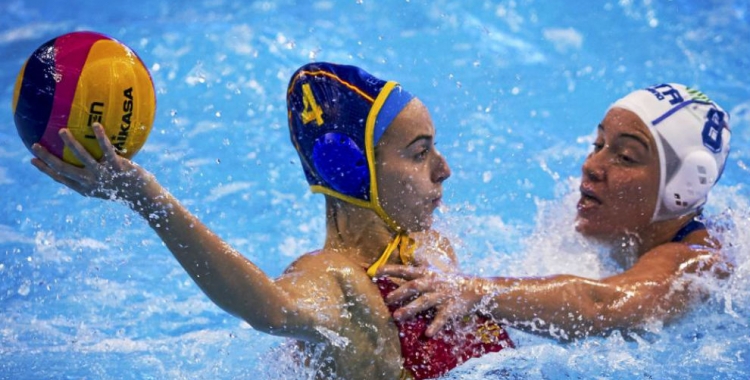 Bea Ortiz en una imatge del passat Europeu davant Itàlia | Imago Sportfotodienst