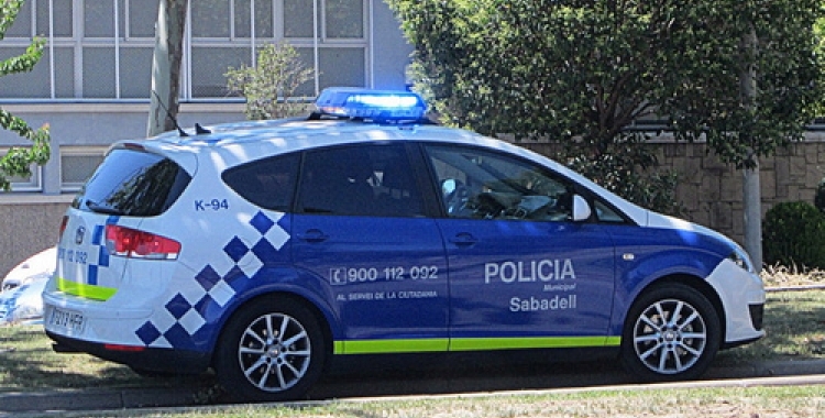 Un cotxe de la Policia Municipal