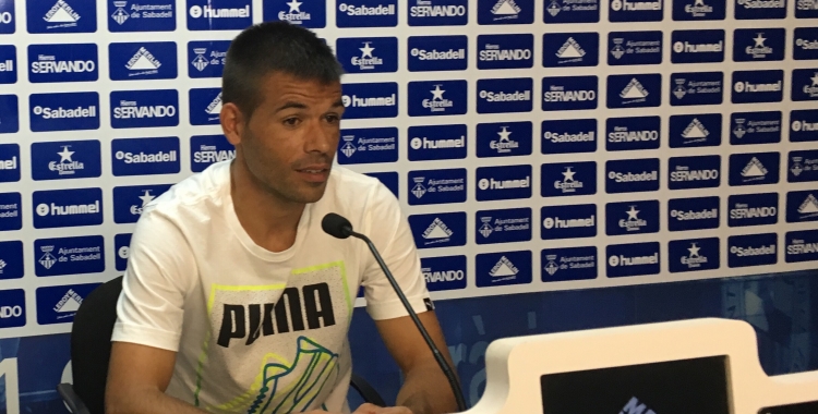 Felipe Sanchón en roda de premsa