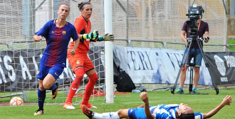 Mariajo Pons, en una acció de la final de la Copa Catalunya | FCF