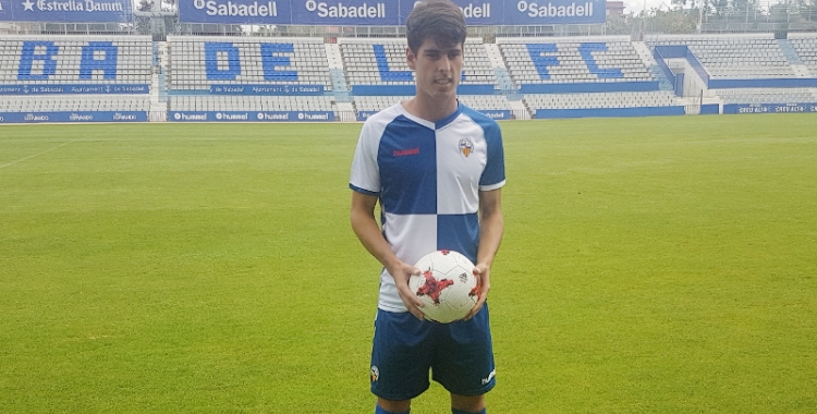 Mario Rodríguez presentat com a jugador del Sabadell 