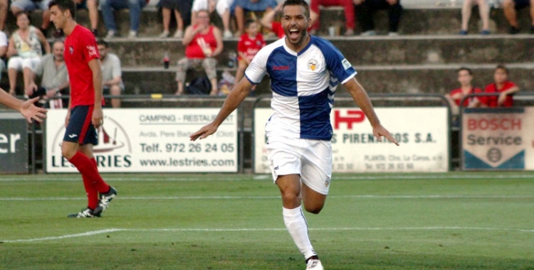 Felipe Sanchón celebrant el seu gol | Sendy Dihor