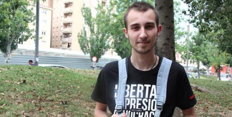 Alex Nicoalev (Elgio) va ser detingut el mes de febrer passat acusat d'enaltiment del terrorisme