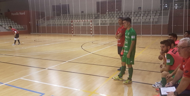 Alex Llamas, en una imatge del partit que l'Osasuna Magna va jugar contra el CNS