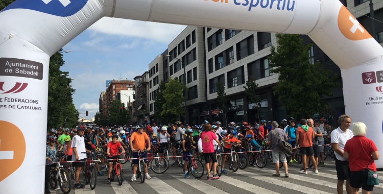 Èxit de participació en la bicicletada d'enguany. Foto: Roger Benet