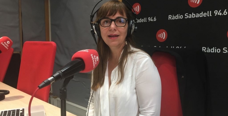 Virgínia Luzón, a Ràdio Sabadell | Mireia Sans