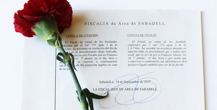 L'alcalde de Sabadell rep la citació de la Fiscalia