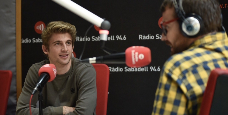 Sergi Pastells aquest migdia als estudis de Ràdio Sabadell | Roger Benet