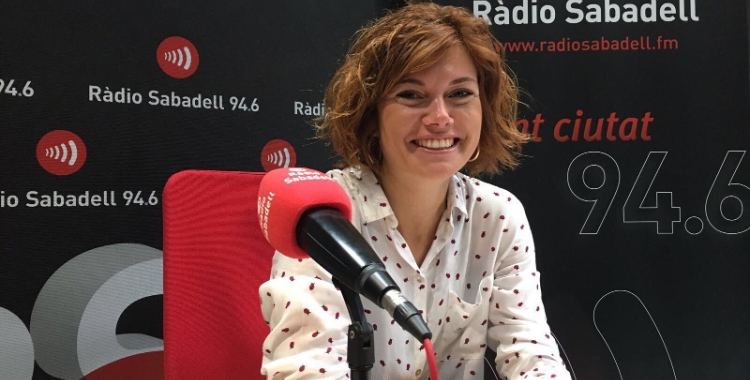 Elisenda ALamany al programa Al Matí de Ràdio Sabadell. 