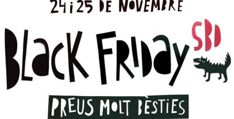 Els comerços de Sabadell se sumaran al Black Friday divendres 24 de novembre. 