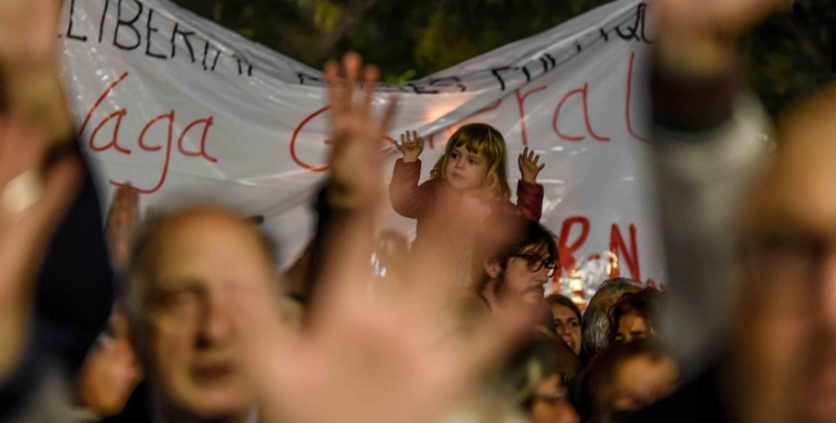 Segona concentració a la Plaça Sant Roc | Roger Benet