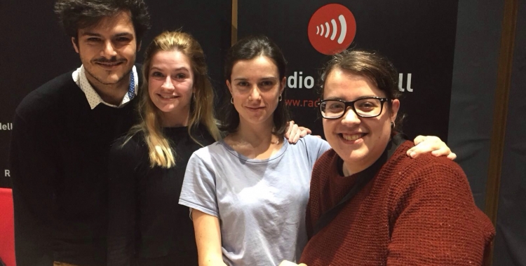 Jordi Ramoneda, Mireia Òrrit, Clara Mingueza i Sílvia Navarro. Foto: Raquel Garcia