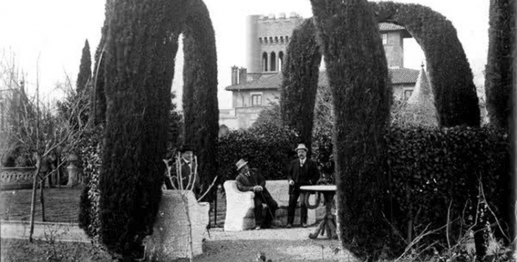 Els jardins del Castell de Can Feu, tal com eren al segle XIX/ Associació Cultural Can Feu