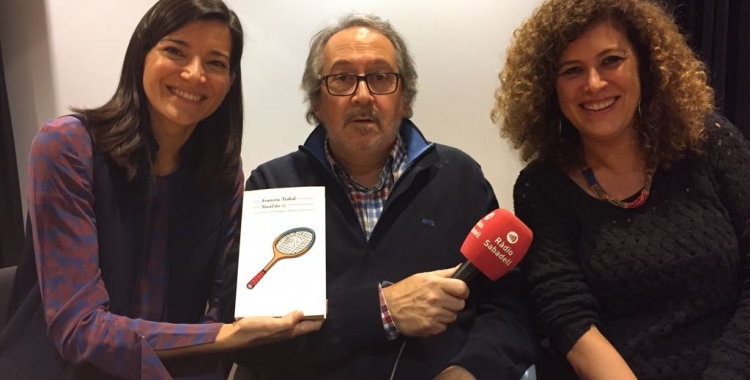 Ollo, Dalmases i Soley després de la presentació. | Foto: Ràdio Sabadell