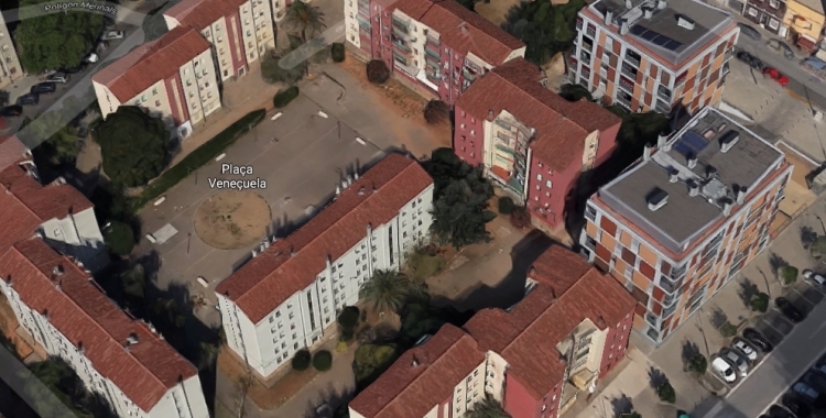 Panoràmica dels edificis afectats dels Merinals | Google Maps