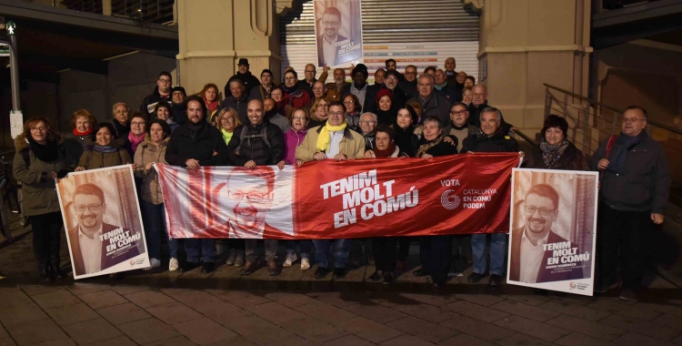 Catalunya en Comú Podem obre foc amb una encartellada al Mercat Central | Roger Benet