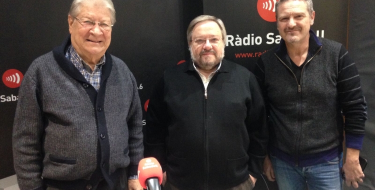 Salvador Soley, Joan Nadal i Gregorio Rodríguez. | Foto: Ràdio Sabadell