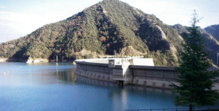 Els embassaments de les conques internes estan en un 44% de la seva capacitat. Foto: Gencat