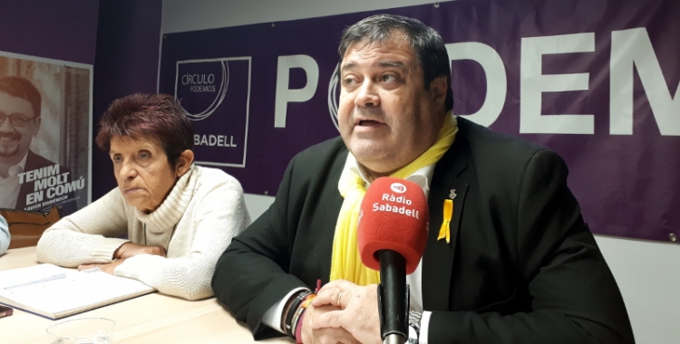 Ramon Vidal ha estat secretari general de Podem a Sabadell durant tres anys/ Karen Madrid