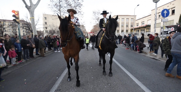 Dues genets a l'alçada de Can Balsach a la Creu Alta | Foto: Roger Benet