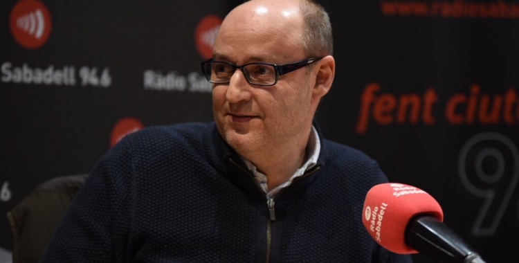 Antoni Reguant als estudis de Ràdio Sabadell | Roger Benet
