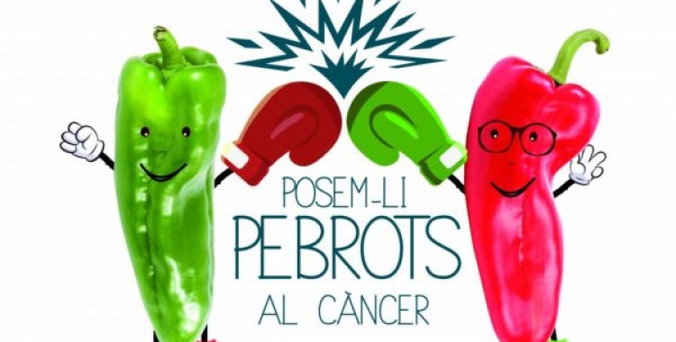 Logo de la campanya "Posem-li pebrots al càncer" | Foto: Cedida