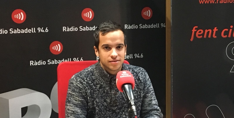 Fèlix Colomer aquest matí als estudis de Ràdio Sabadell | Ylenia García