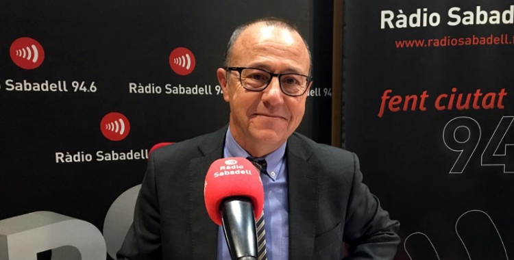El doctor Joan Martí, a Ràdio Sabadell/ Mireia Sans