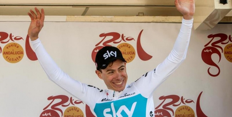 Alegria de De la Cruz a Barbate pel seu triomf a la crono que tancava la Vuelta a Andalucía| Eurosport