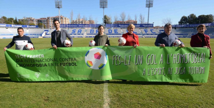 Representants polítics i esportius a la presentació d'avui a la NCA