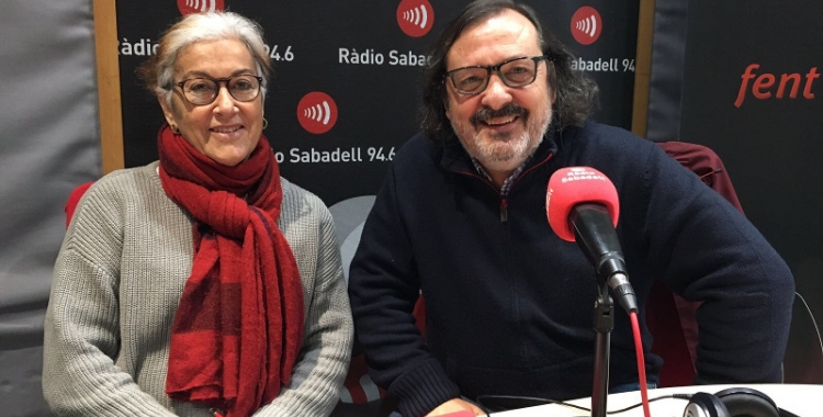 Rosa Maria Puigserra i Miguel Laguna, membres de Federalistes d'Esquerres. 