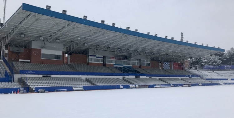 Aspecte de la Nova Creu Alta recobert per la neu | Pau Vituri