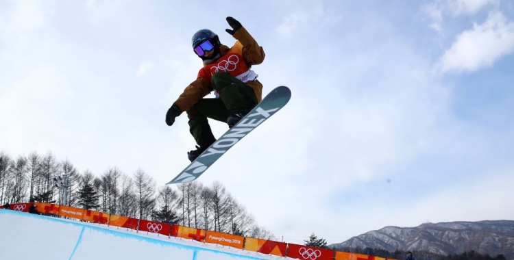 Queralt Castellet en acció a l'snowpark de PyeongChang | JJOO