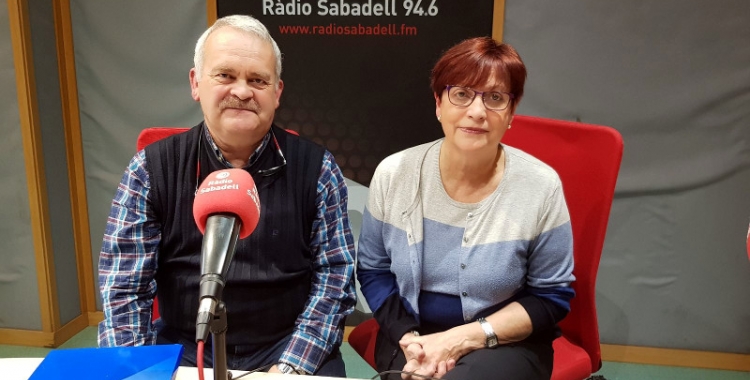 La doctora Bosque, amb Manel Sabés de la Fundació Bosch i Cardellach/ Raquel Garcia