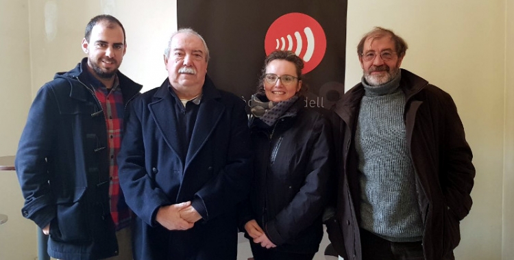 Els responsables del projecte per recollir la història del moviment veïnal/ Ràdio Sabadell