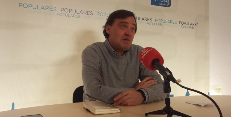 Esteban Gesa a la seu del PP | Roger Benet