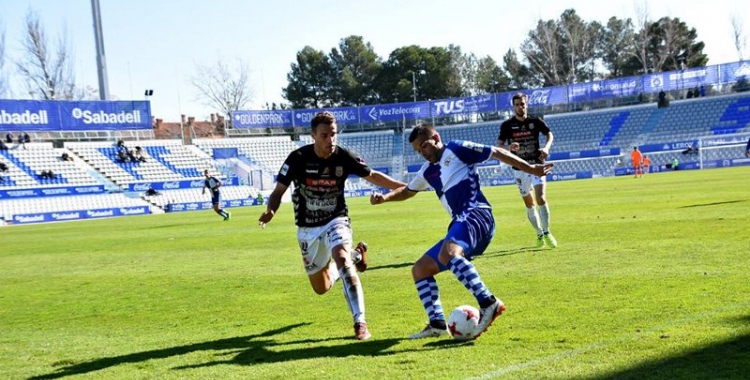 Felipe Sanchón en el seu últim partit jugat contra la Peña Deportiva | Crispulo D.